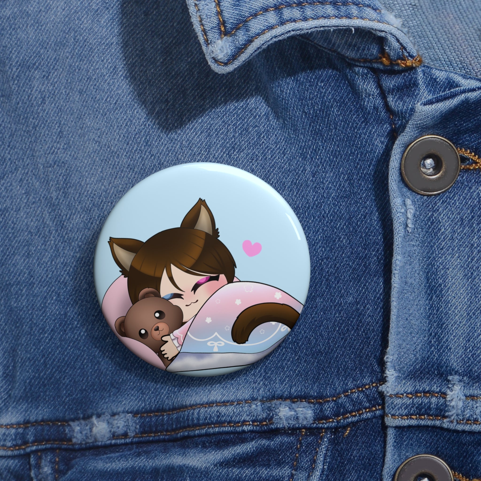 Roflrawr Button Pin