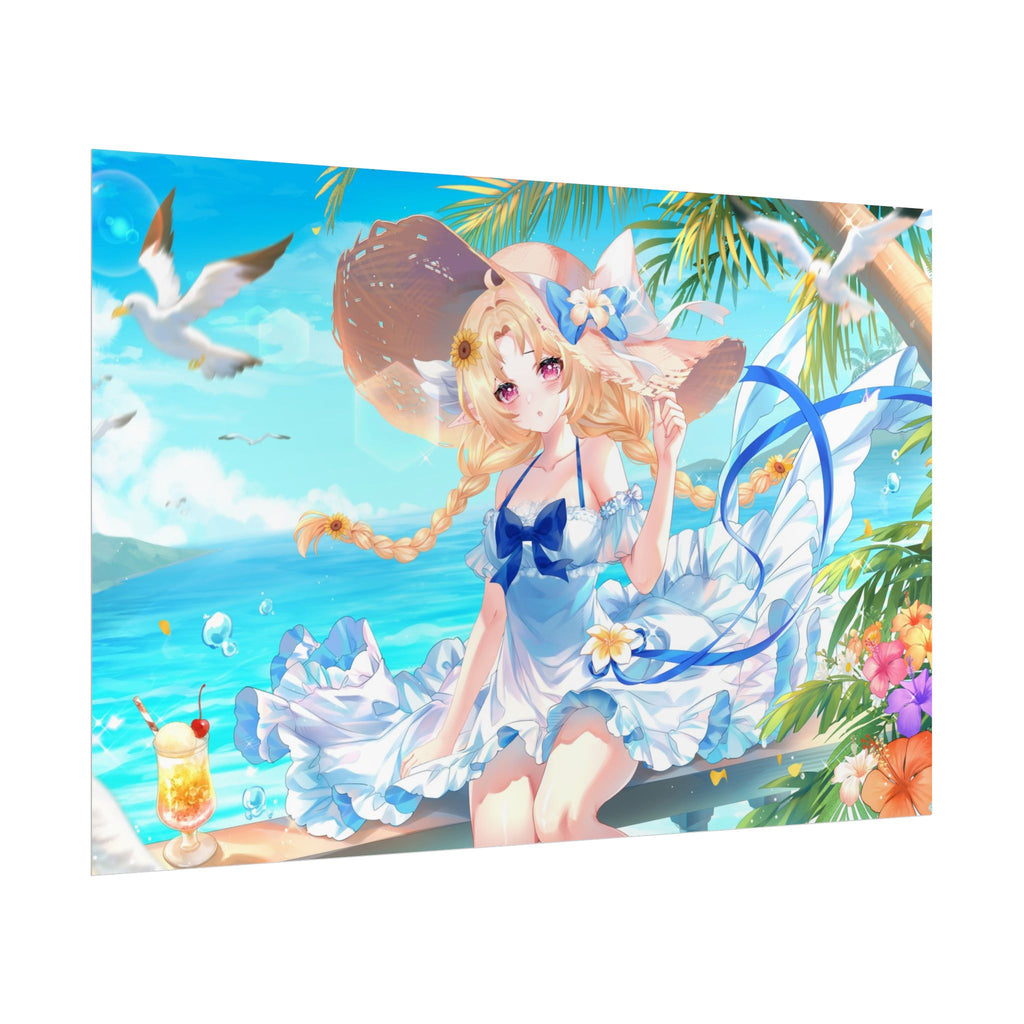 Momo Morning Beach Trip Poster
