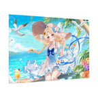 Momo Morning Beach Trip Poster