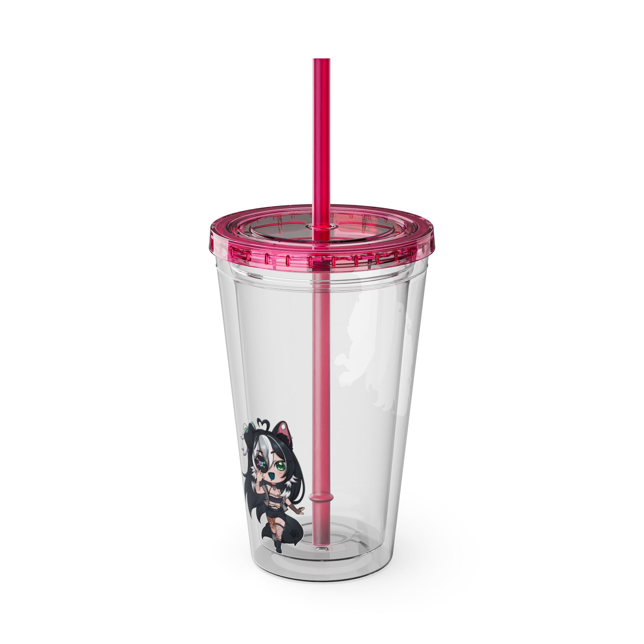 dognamedKats "Chibi Friends" Acrylic Tumbler