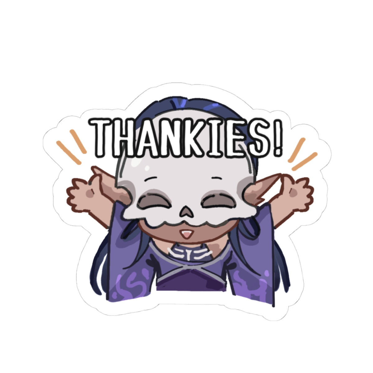 mourningvenus "Thankies" Sticker