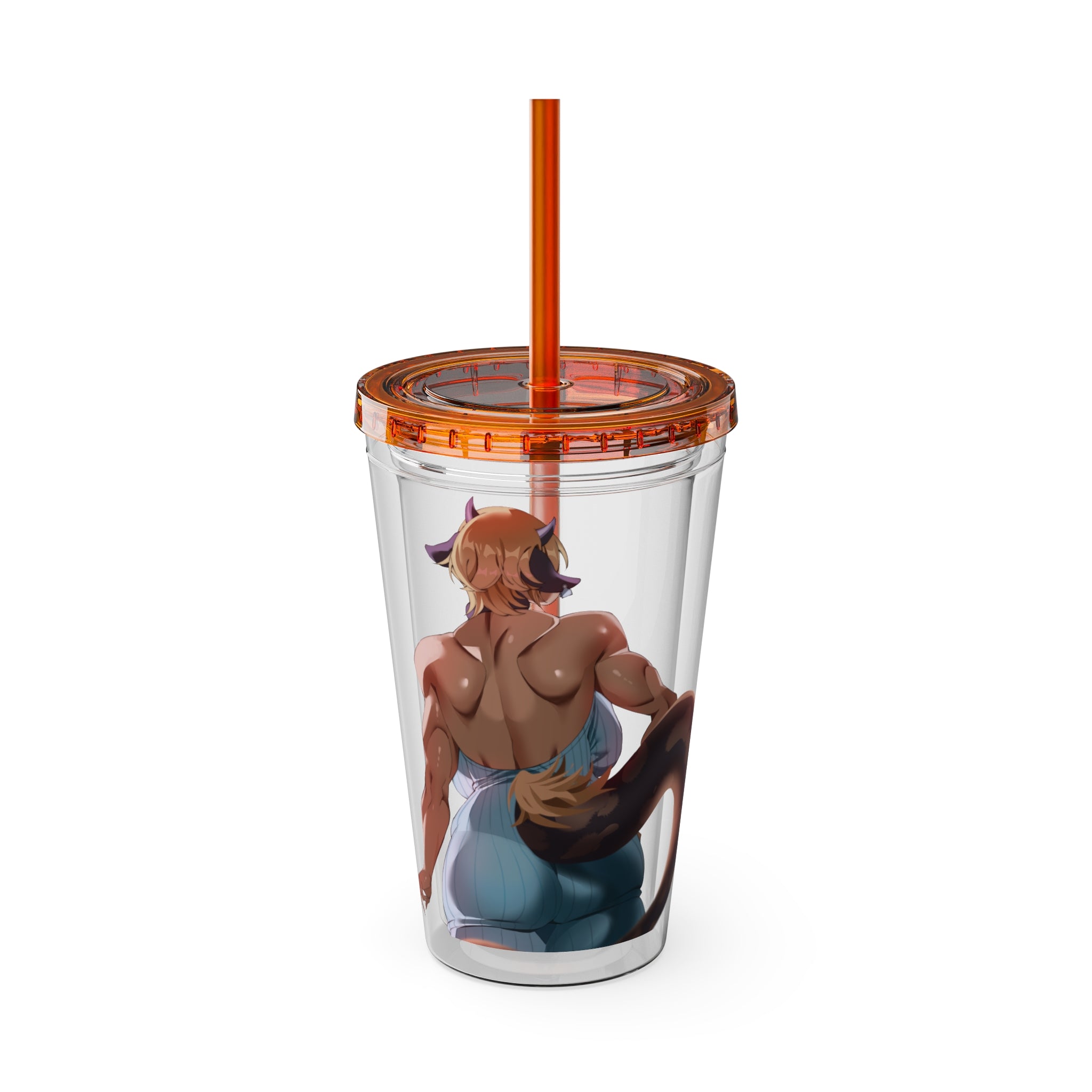 KeytheMoo "Talk to the Tail" Acrylic Tumbler