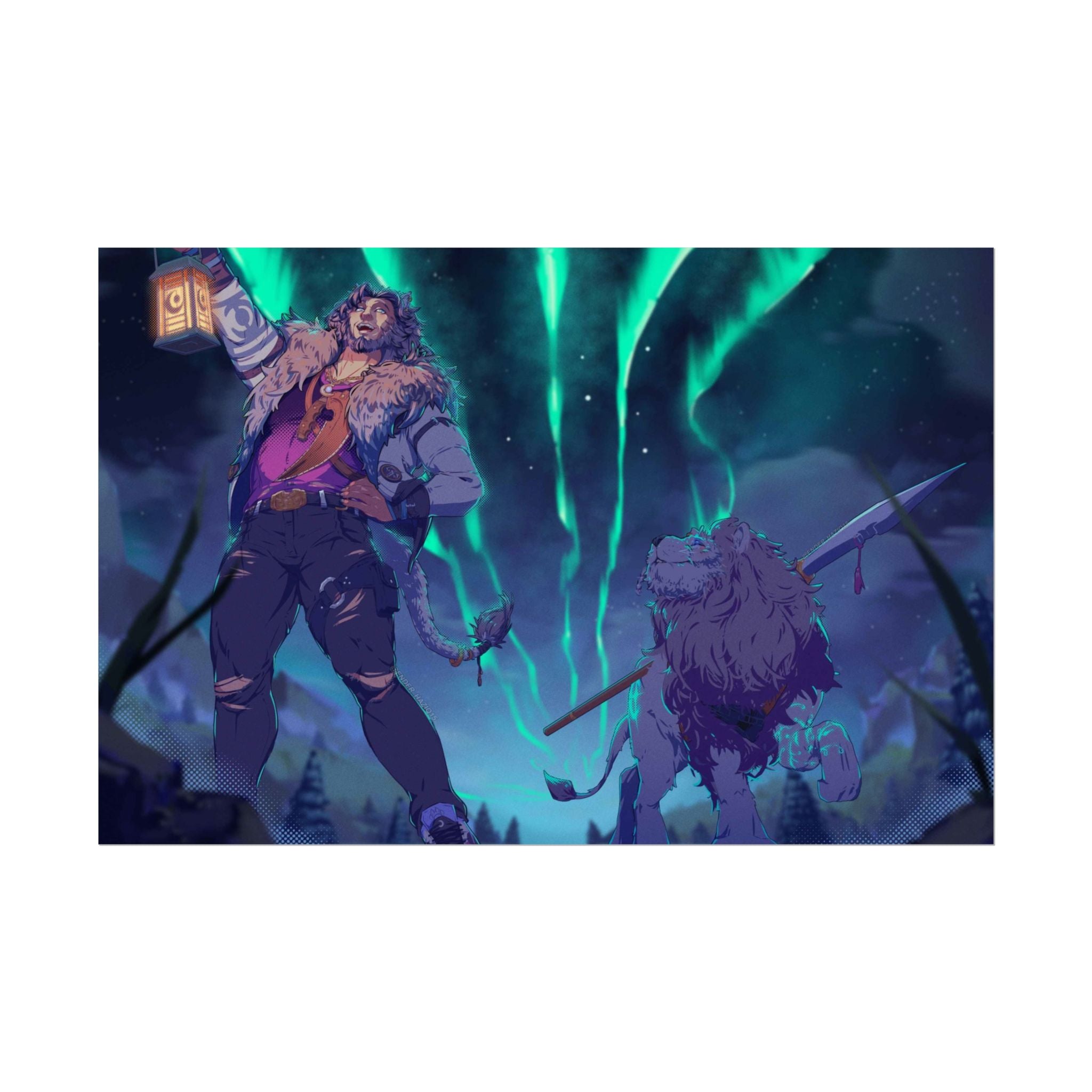 Breanu "Borealis Night" Poster