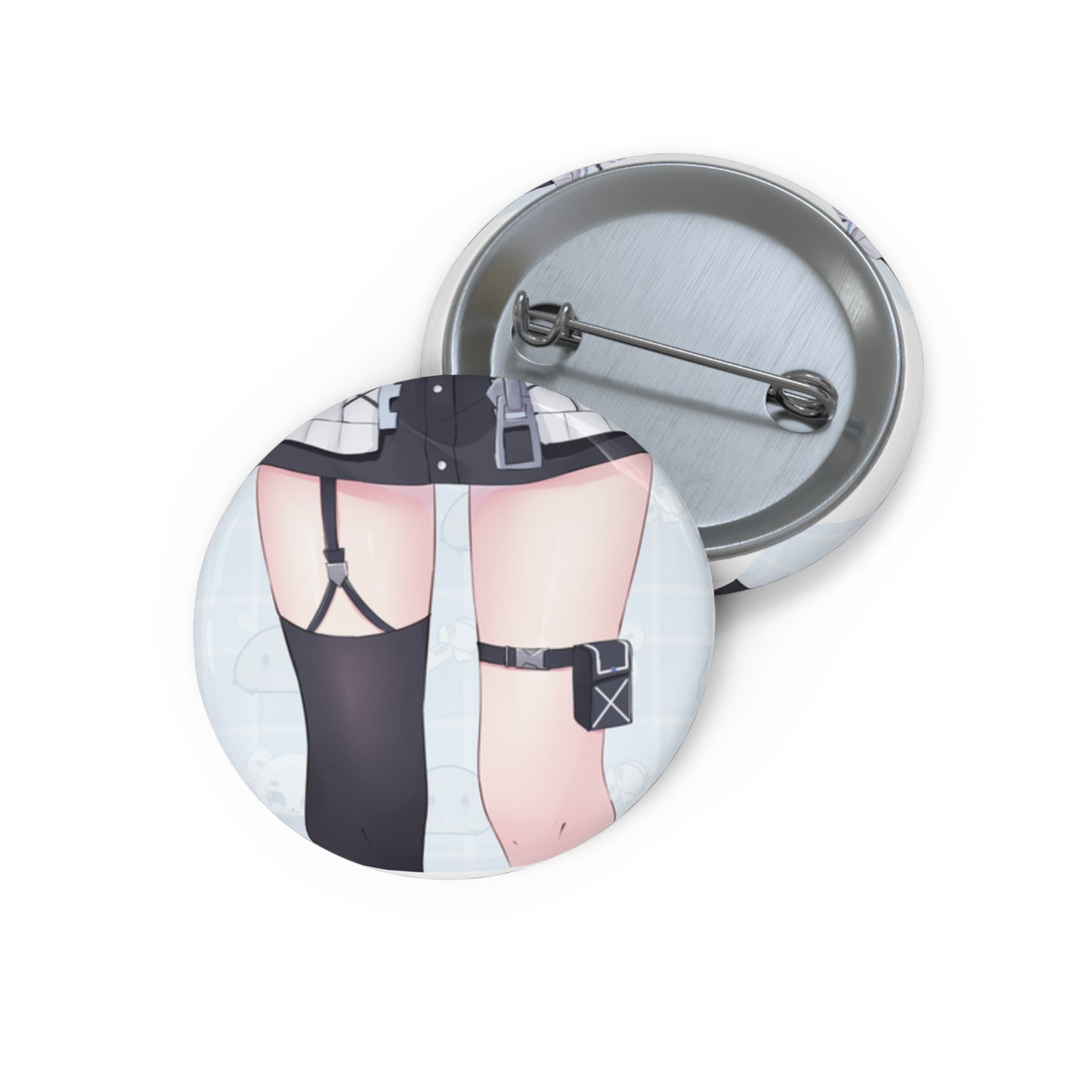 hi2chan "Thigh High" Button Pin