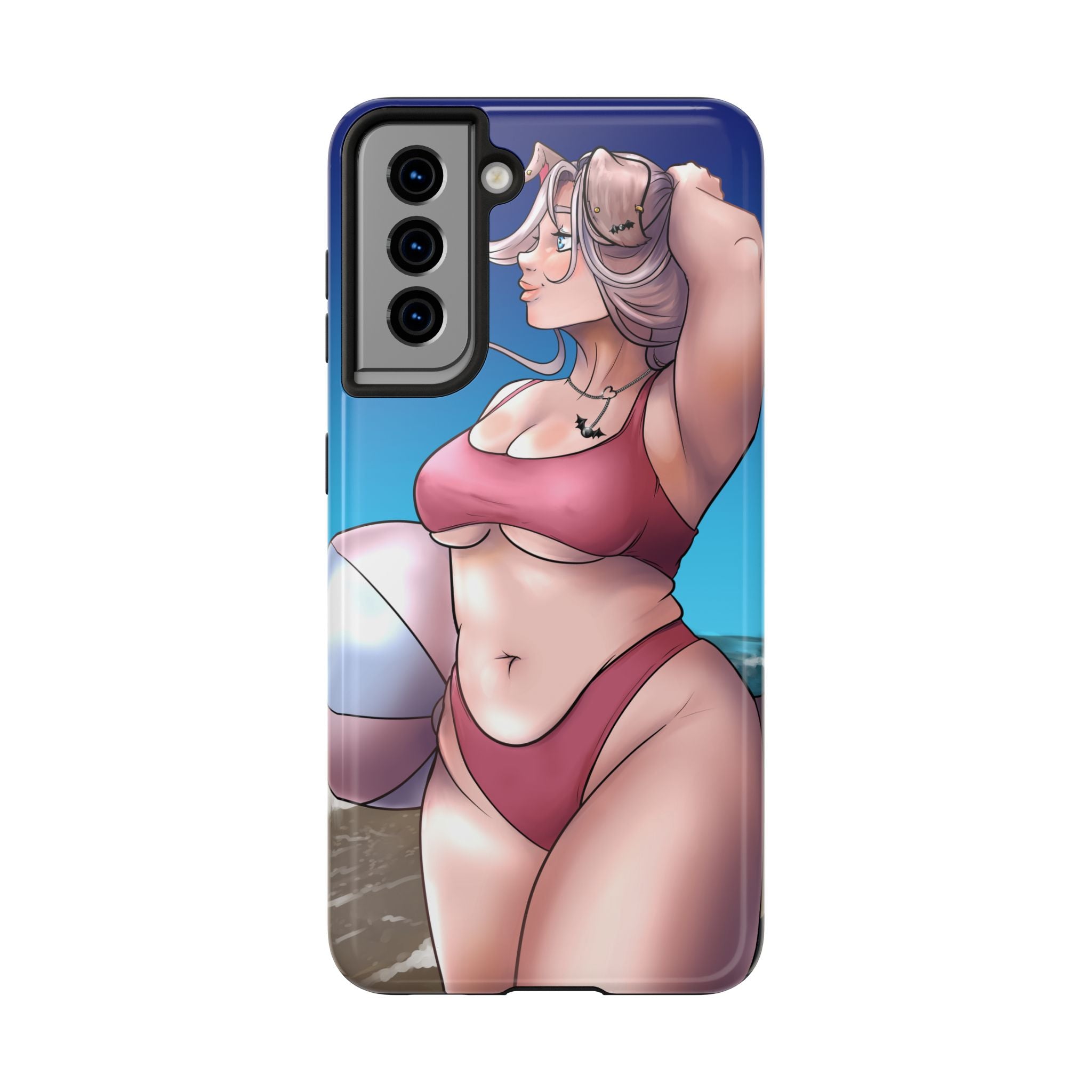 Luna Rainn "Beach Pup" Tough Phone Case