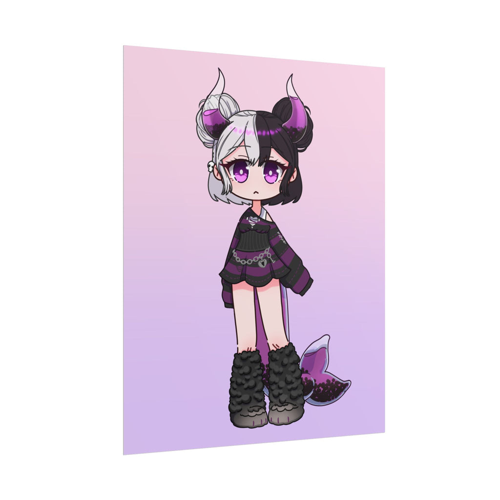 Axolpuff "Evil Axol Chibi" Poster