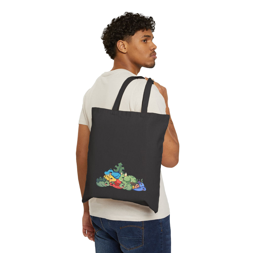 DinoSpr0ut "Family Nap" Tote Bag