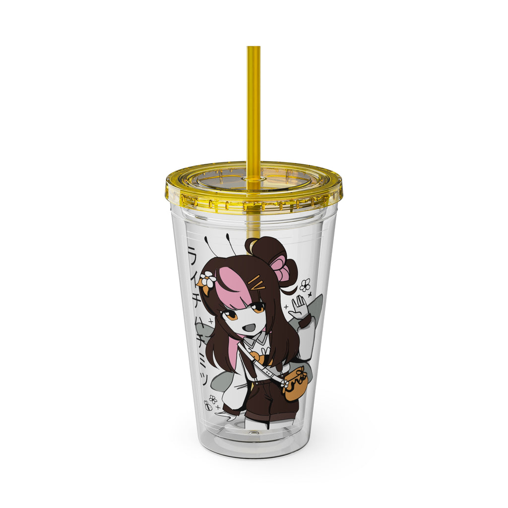 Lychibe "Monochrome Bee" Acrylic Tumbler
