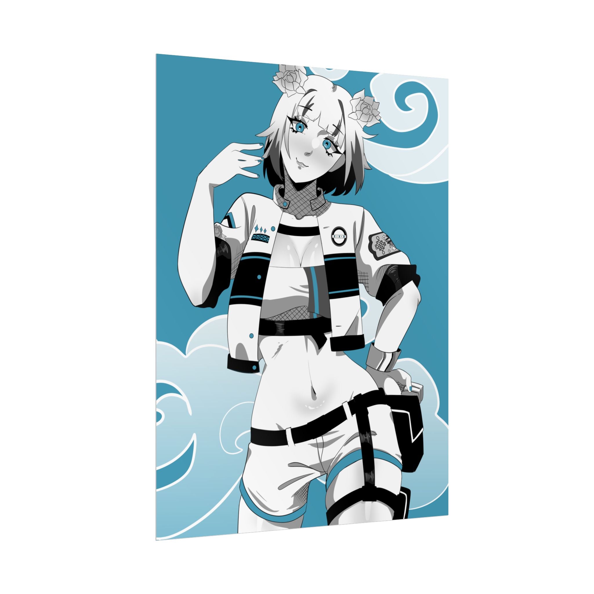 AshenMei Monochrome Poster