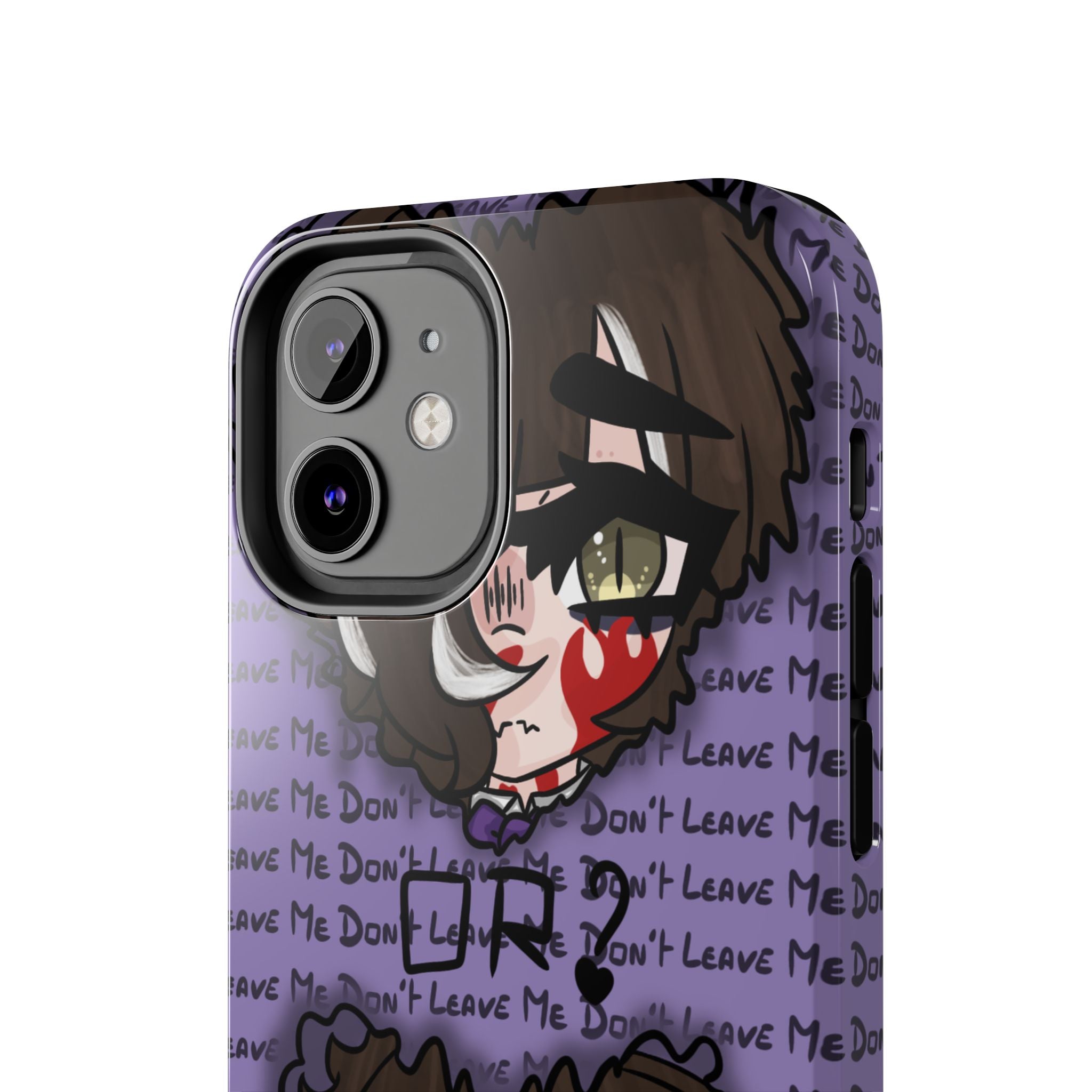 Renée Lysobore "Me or Them" Phone Case