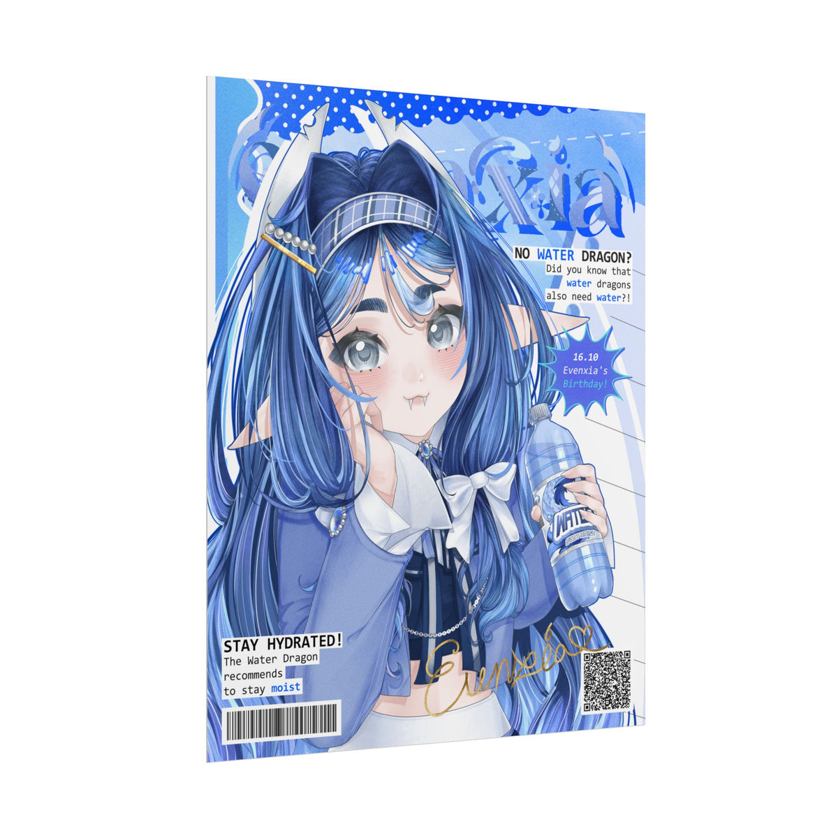 Evenxia "Stay Hydrated" Poster