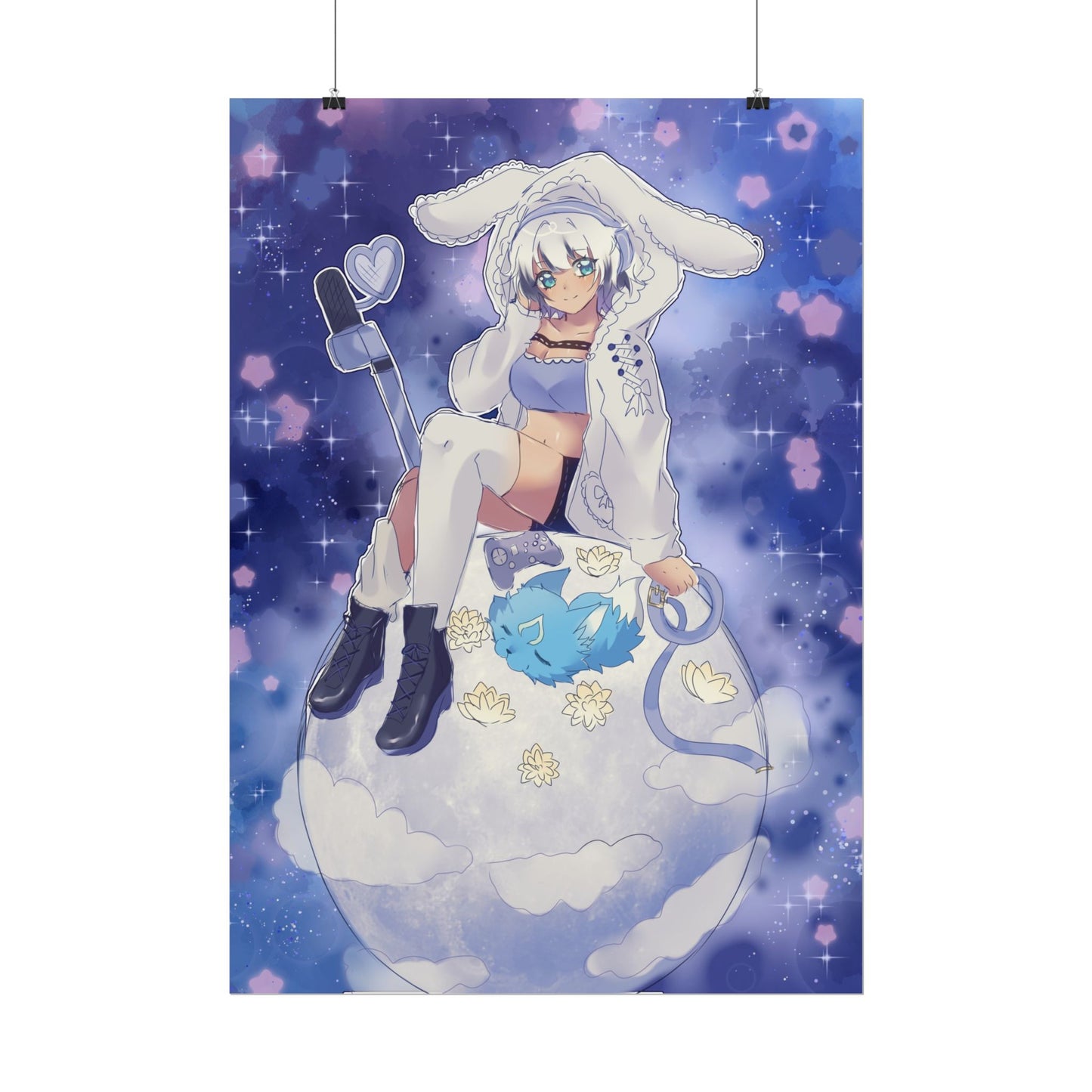 AshenMei Moon Poster