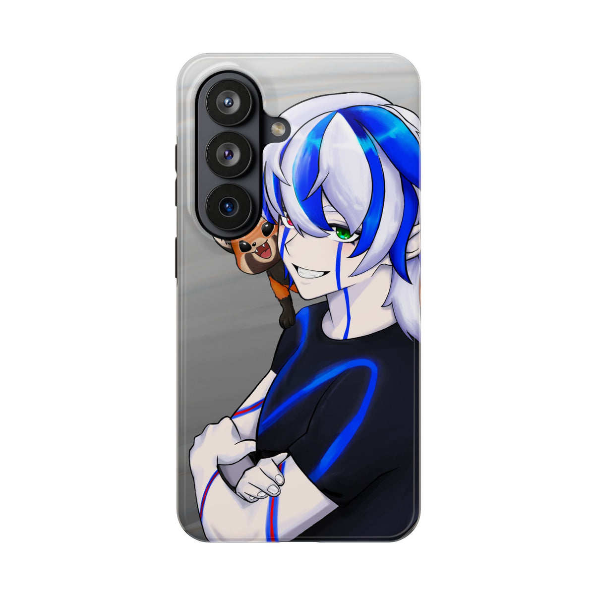 Ray Xash "Red Panda Companion" Phone Case