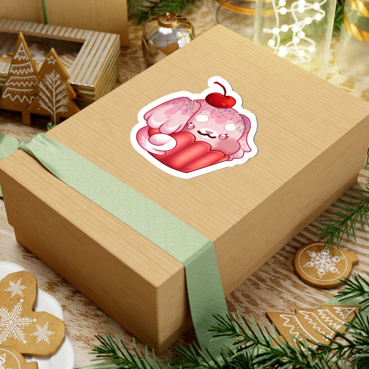 Risa Cupcake "Mascot Cupcake" Sticker