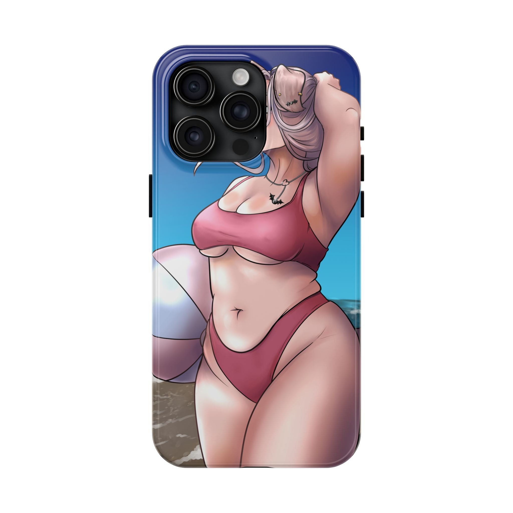 Luna Rainn "Beach Pup" Tough Phone Case