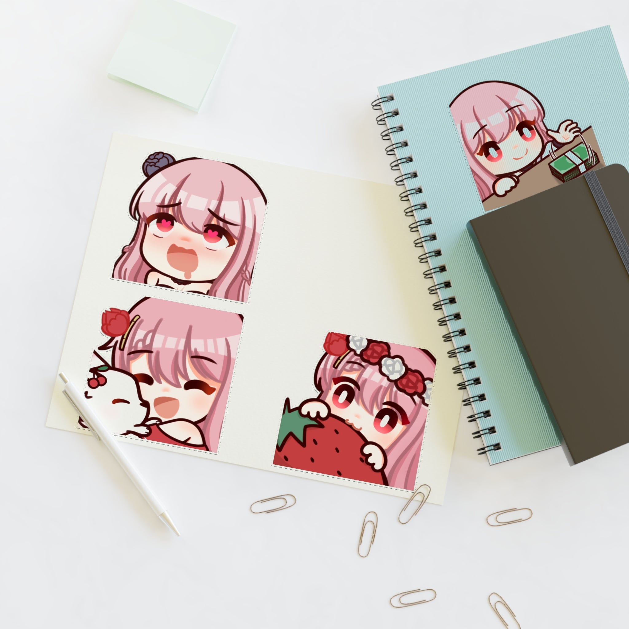 HanamiMomo Sticker Sheet