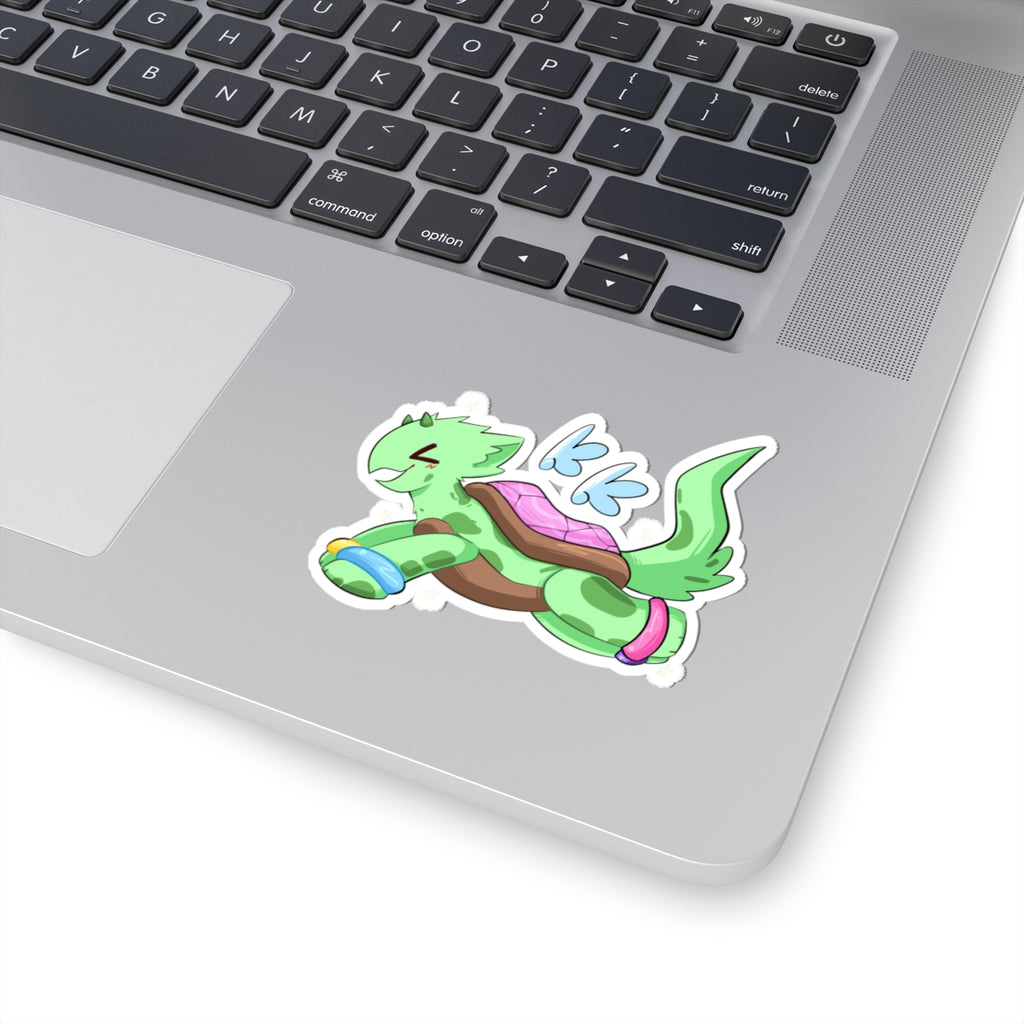 Bisc "Flying Mascot" Sticker