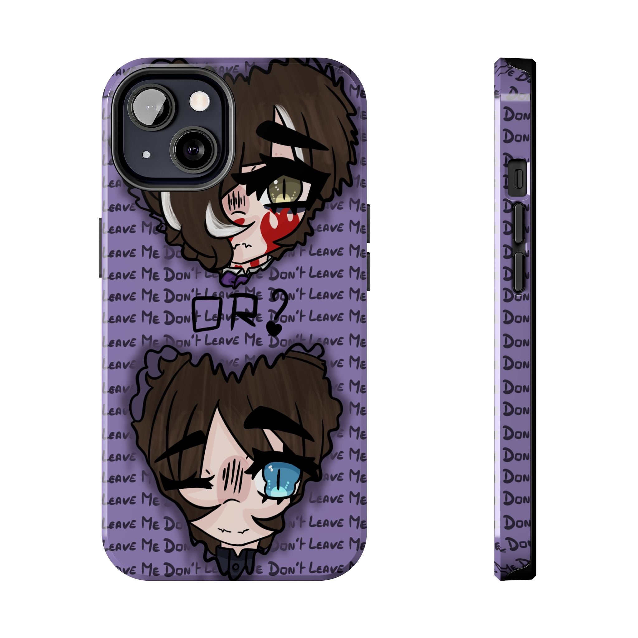 Renée Lysobore "Me or Them" Phone Case