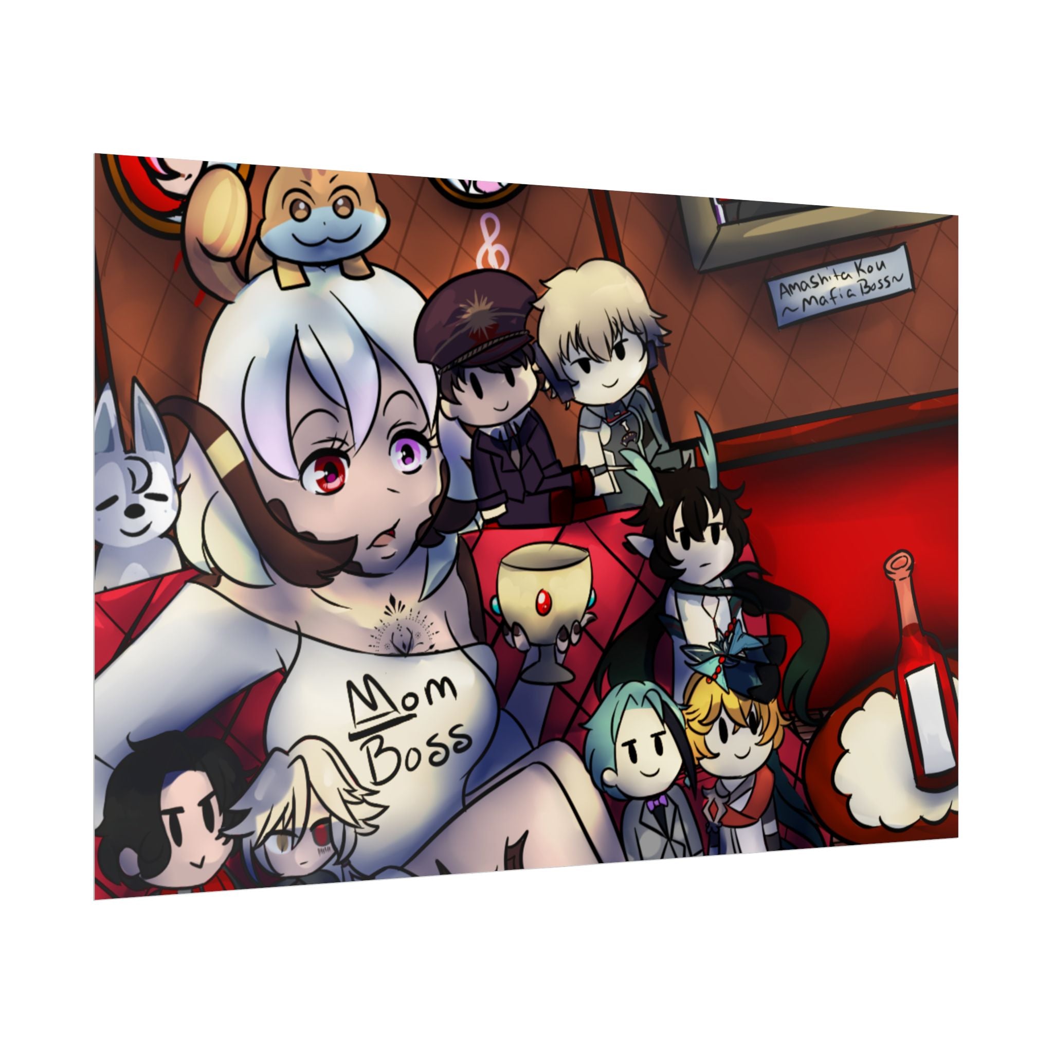 Kou Amashita "Mom Boss" Poster