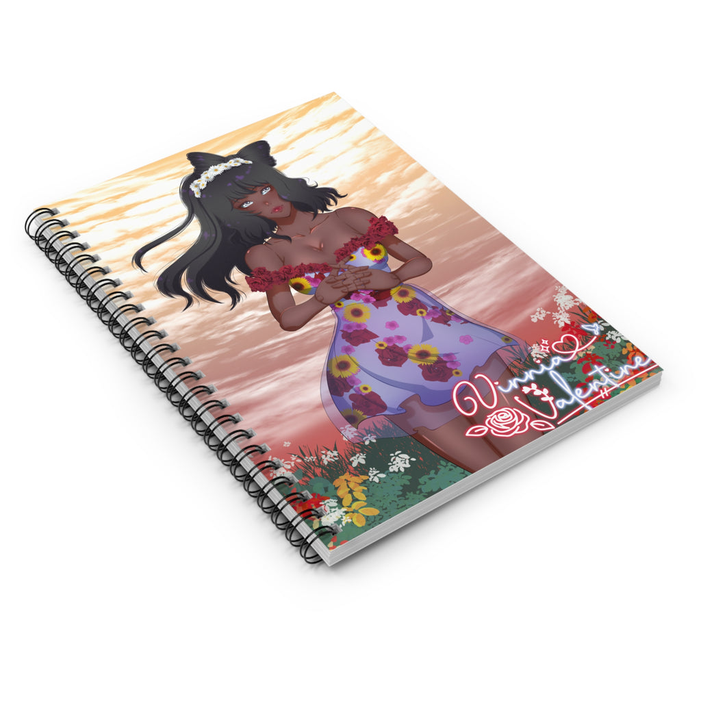 Vinnia Valentine "Rose Garden" Notebook