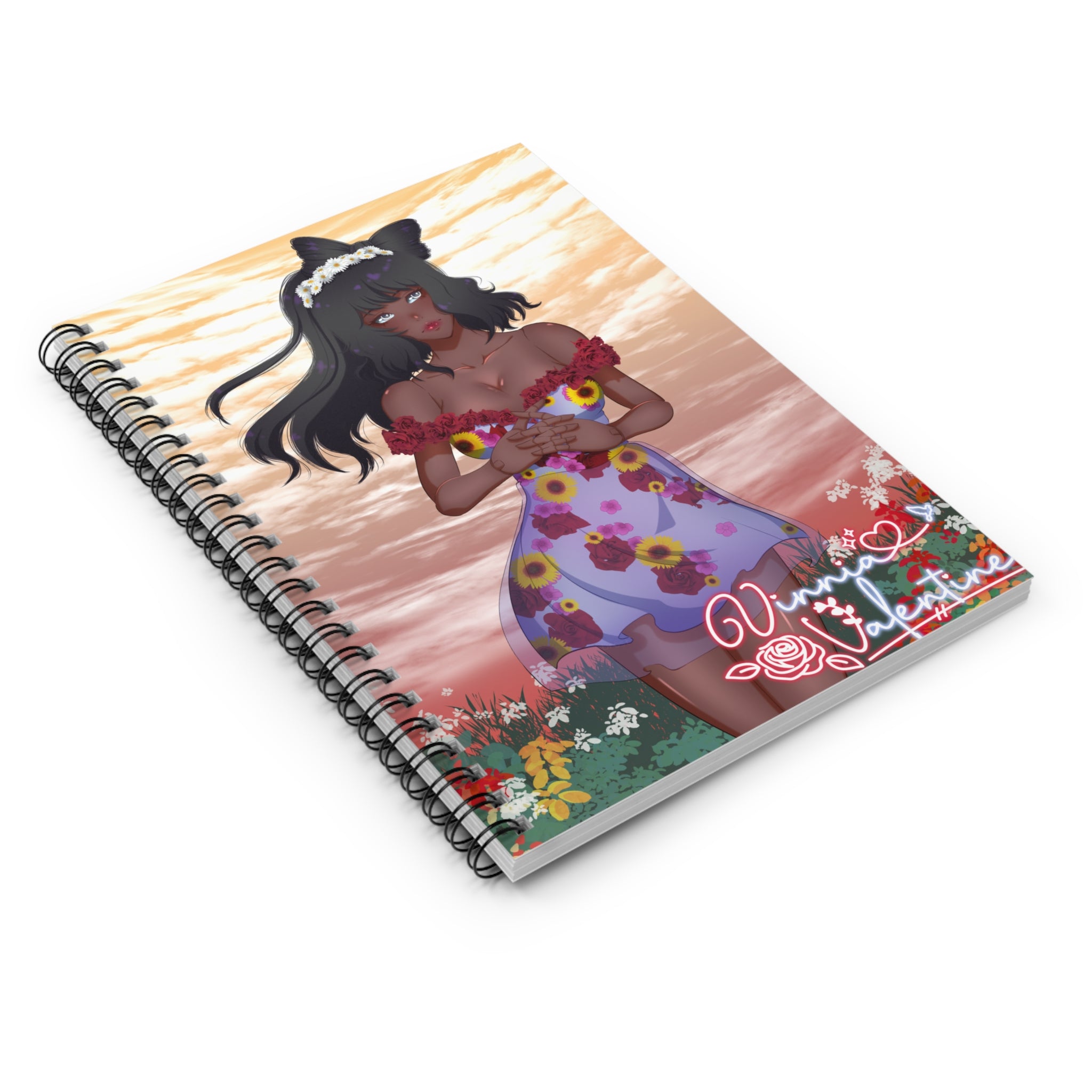 Vinnia Valentine "Rose Garden" Notebook