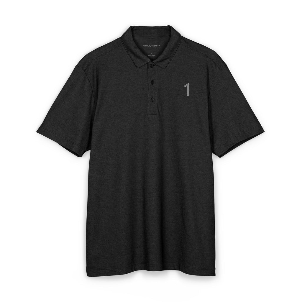 1 Gray Parse Polo