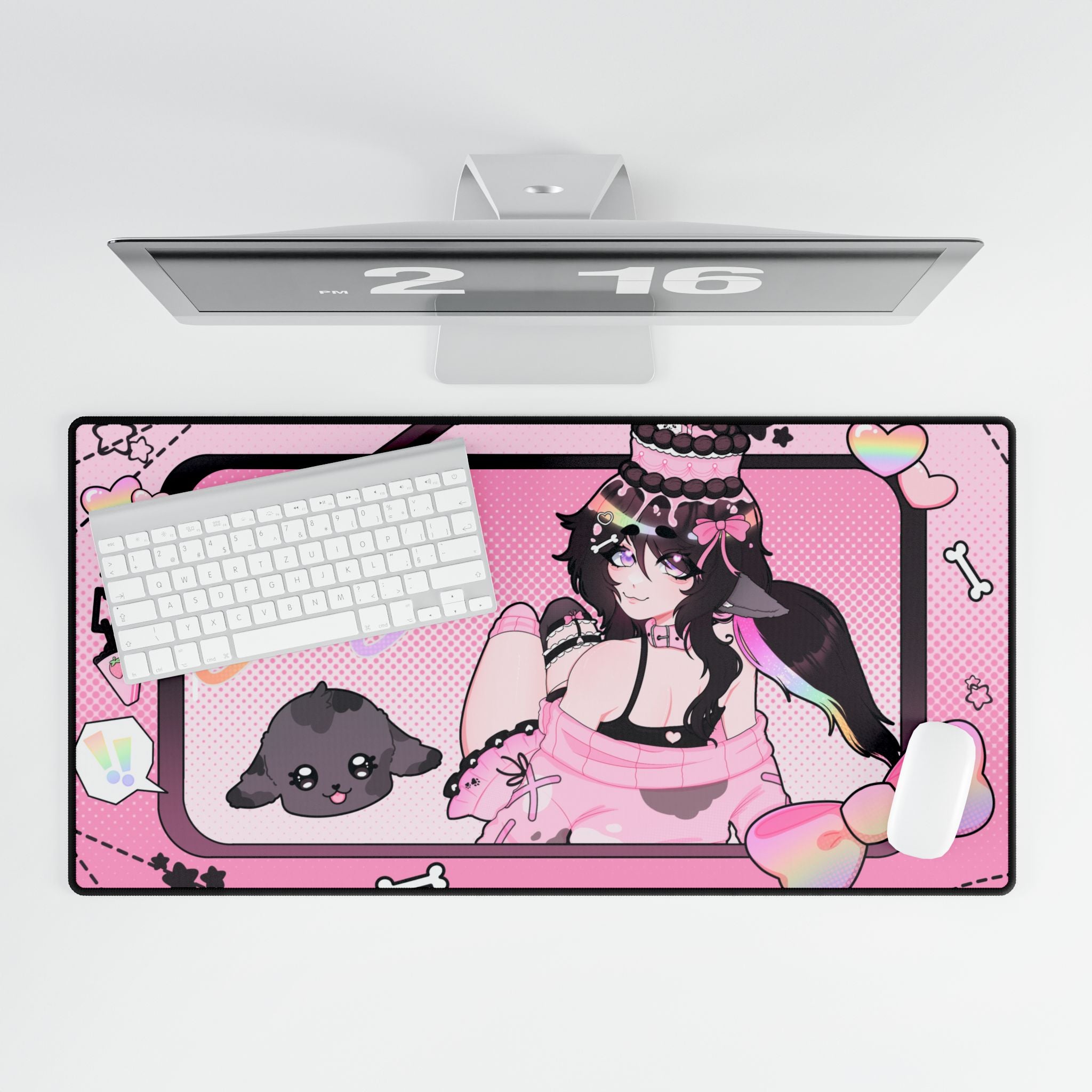 YorkiTeabagz XL Plus Deskmat