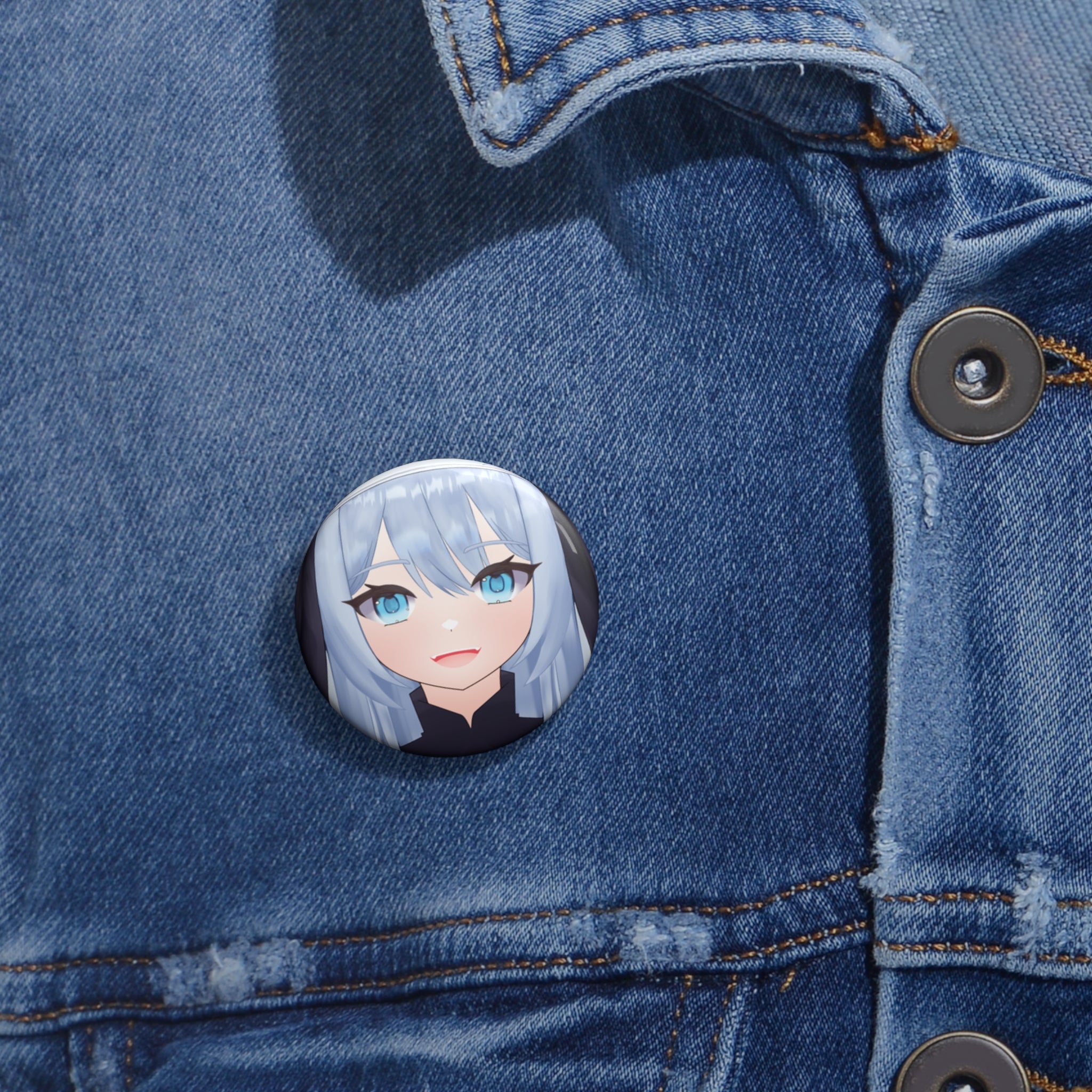 hi2chan "Stare" Button Pin