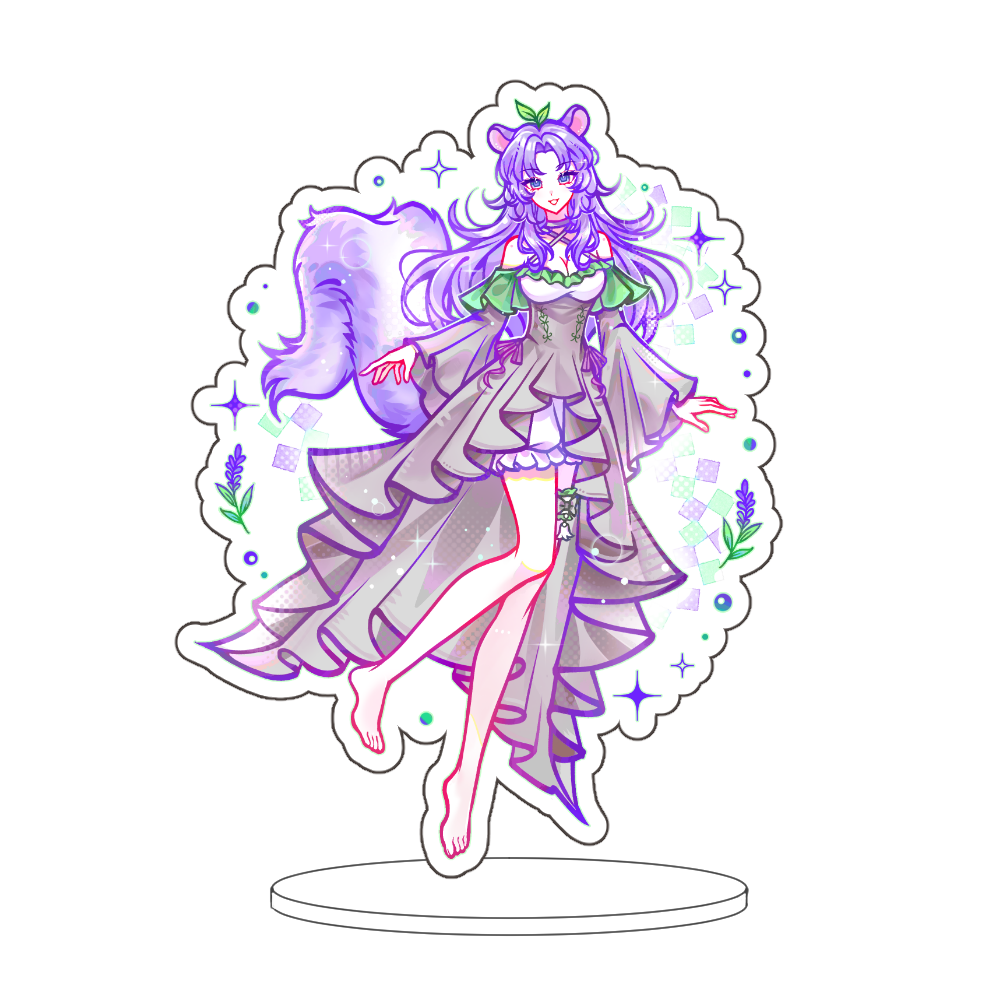 VerbenaVT "Flower Sparkles" Acrylic Standee