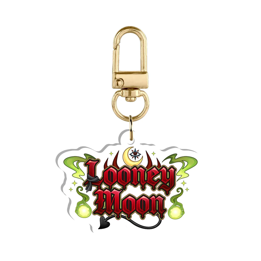 LooneyMoonDemon "Logo" Keychain
