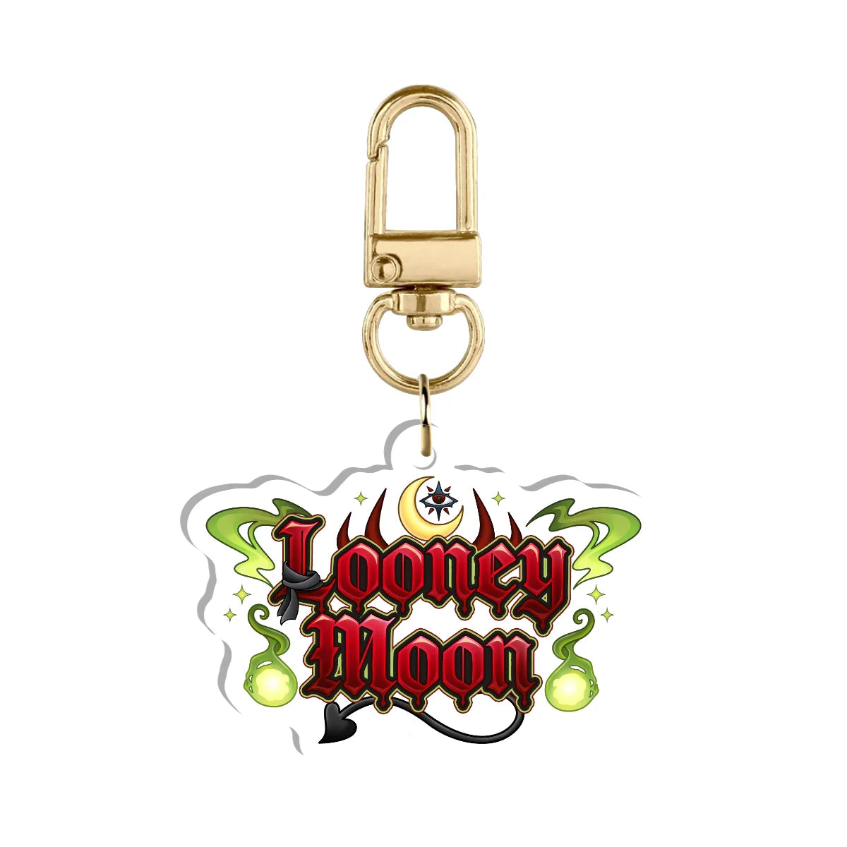 LooneyMoonDemon "Logo" Keychain