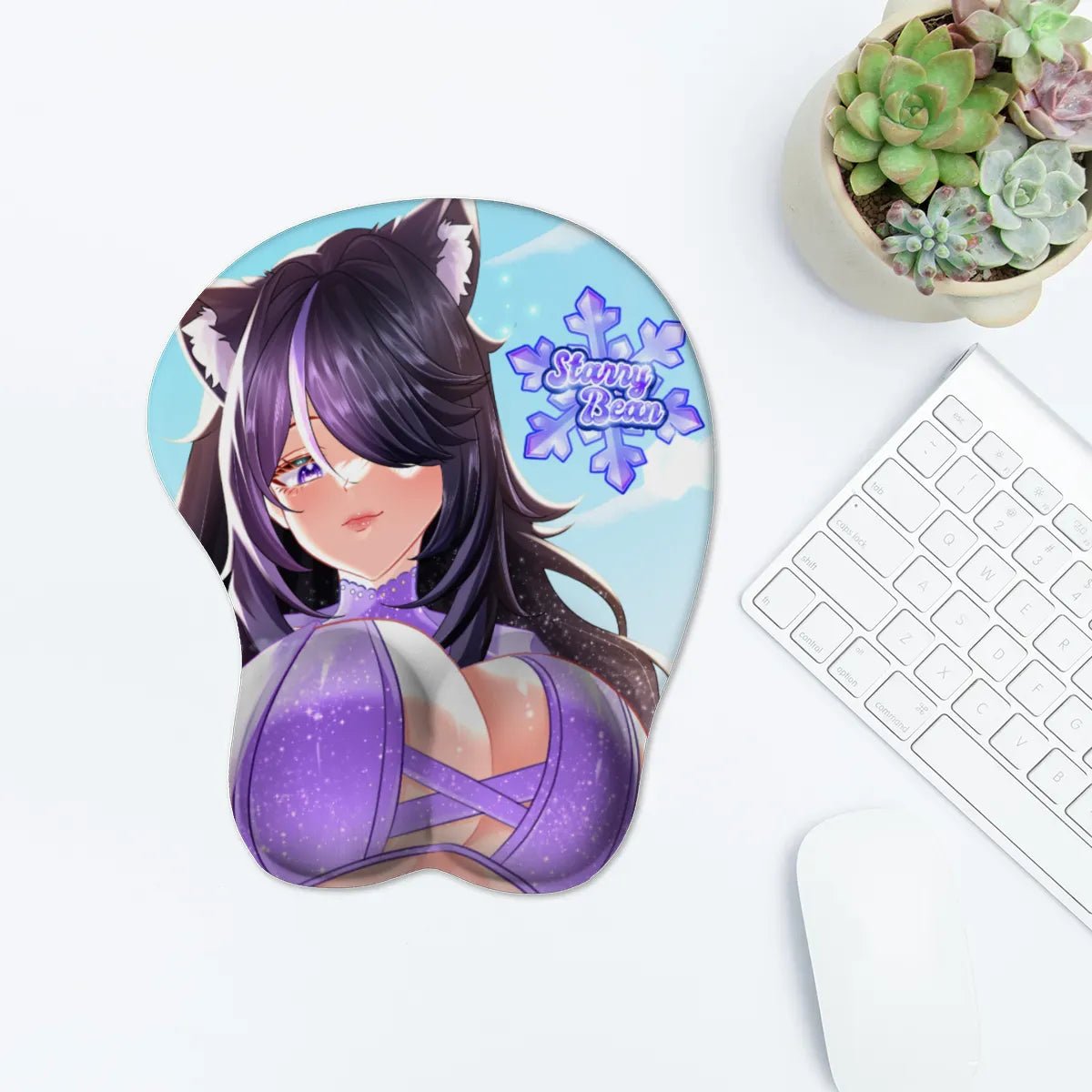 Starry Bean 3D Booba Mousepad - KatDragonz