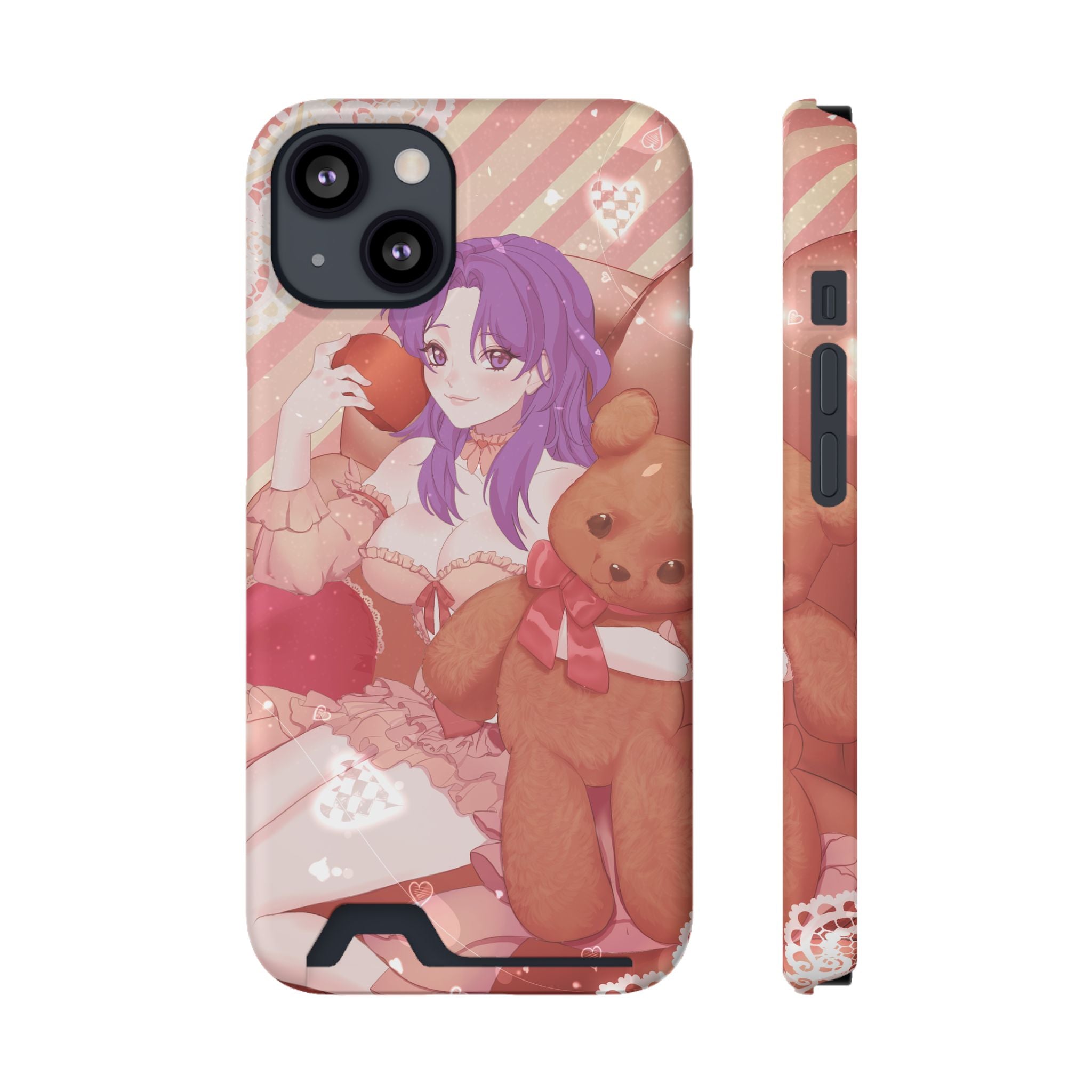 Angelica Phone Case With Card Holder
