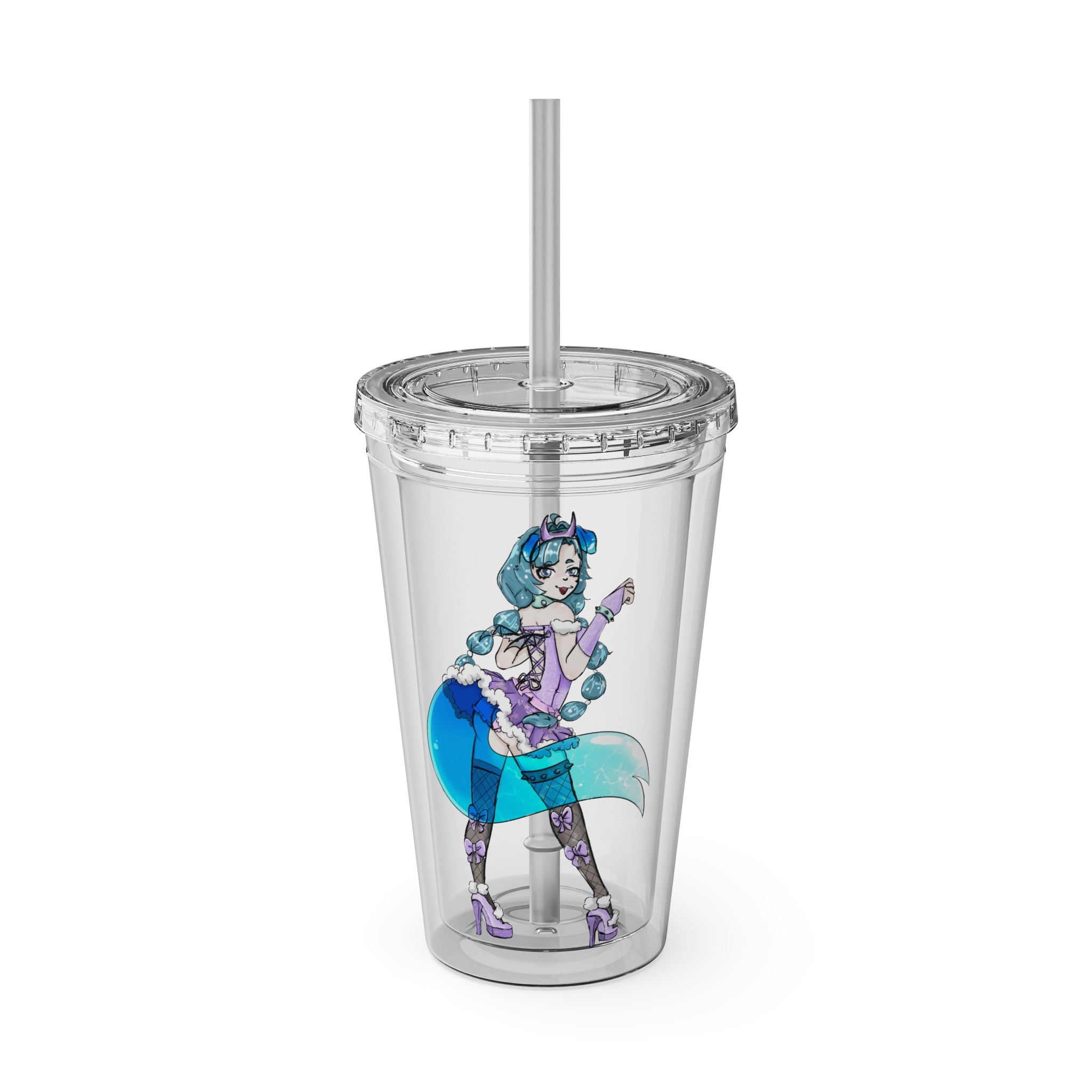 ShinyTinsel "Cheeky" Acrylic Tumbler