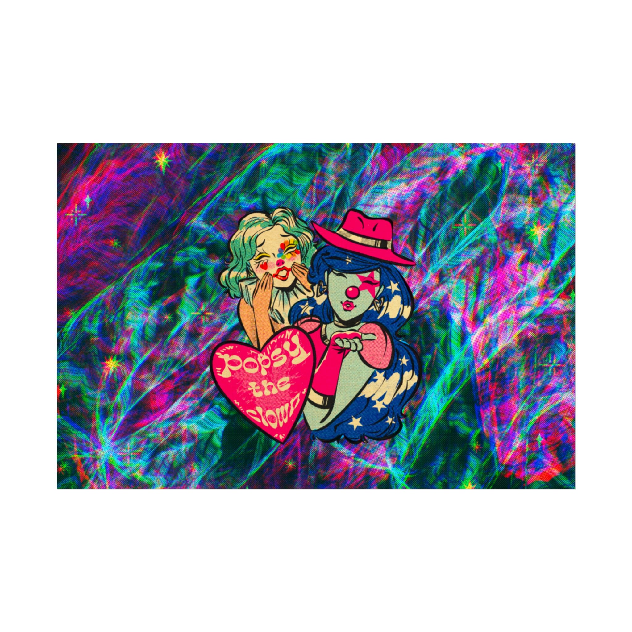 PopsyTheClown "ArtPopsy" Poster
