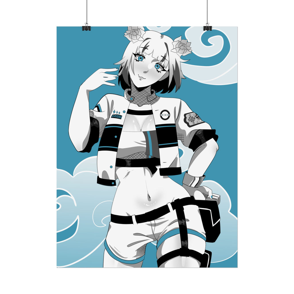 AshenMei Monochrome Poster