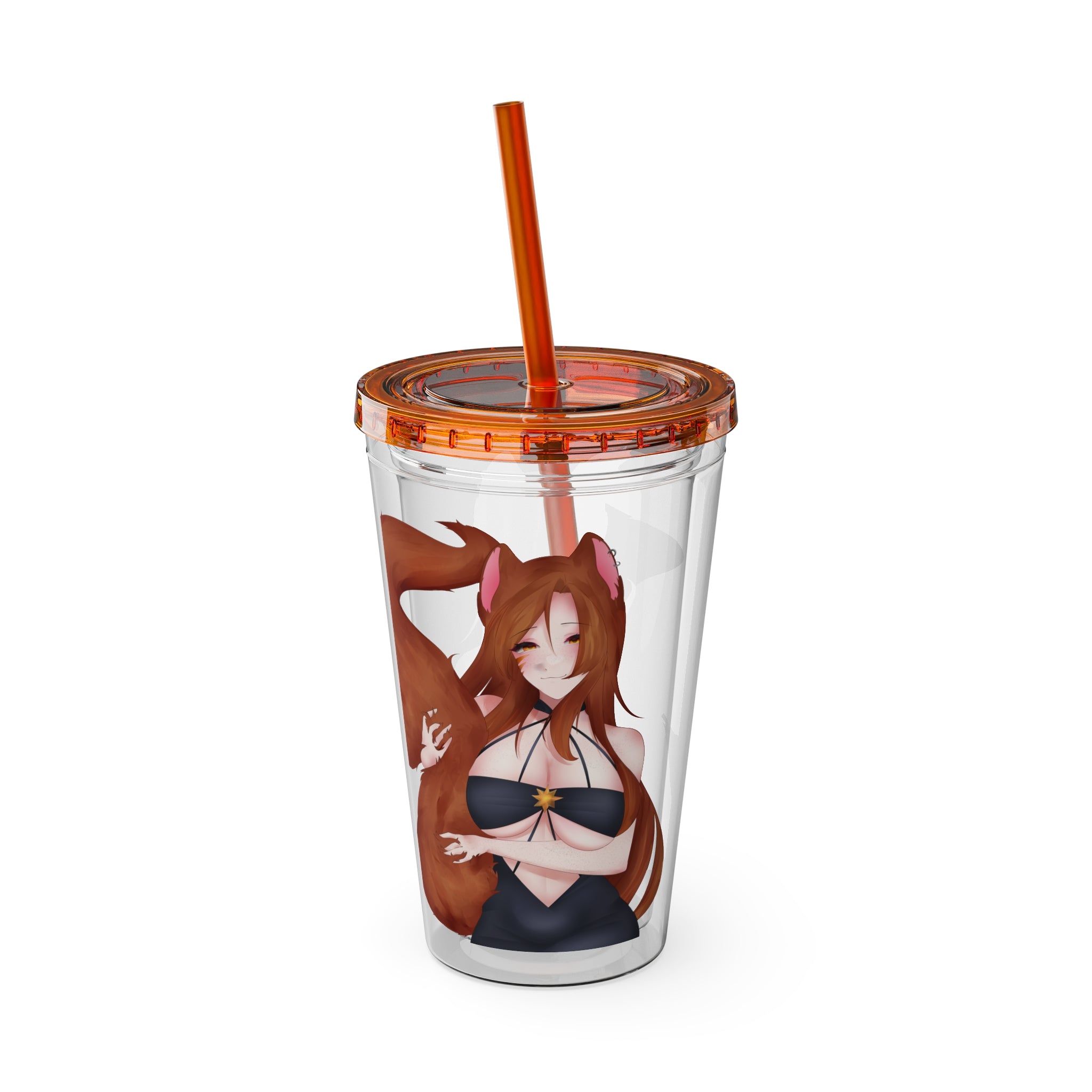 Lady Kiara Rose Acrylic Tumbler