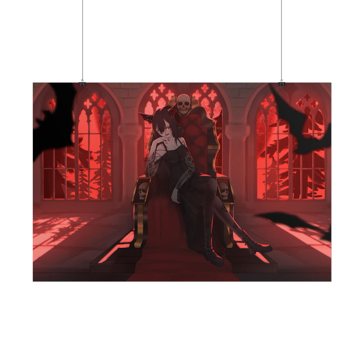 Mirophi "Dark Red Throne" Poster