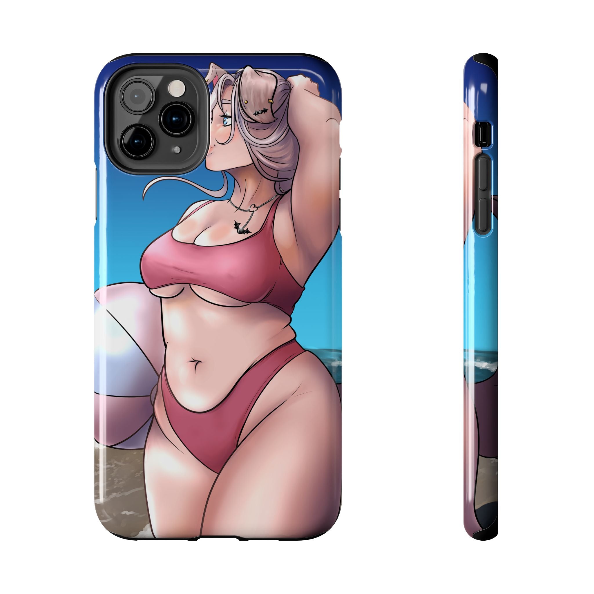 Luna Rainn "Beach Pup" Tough Phone Case