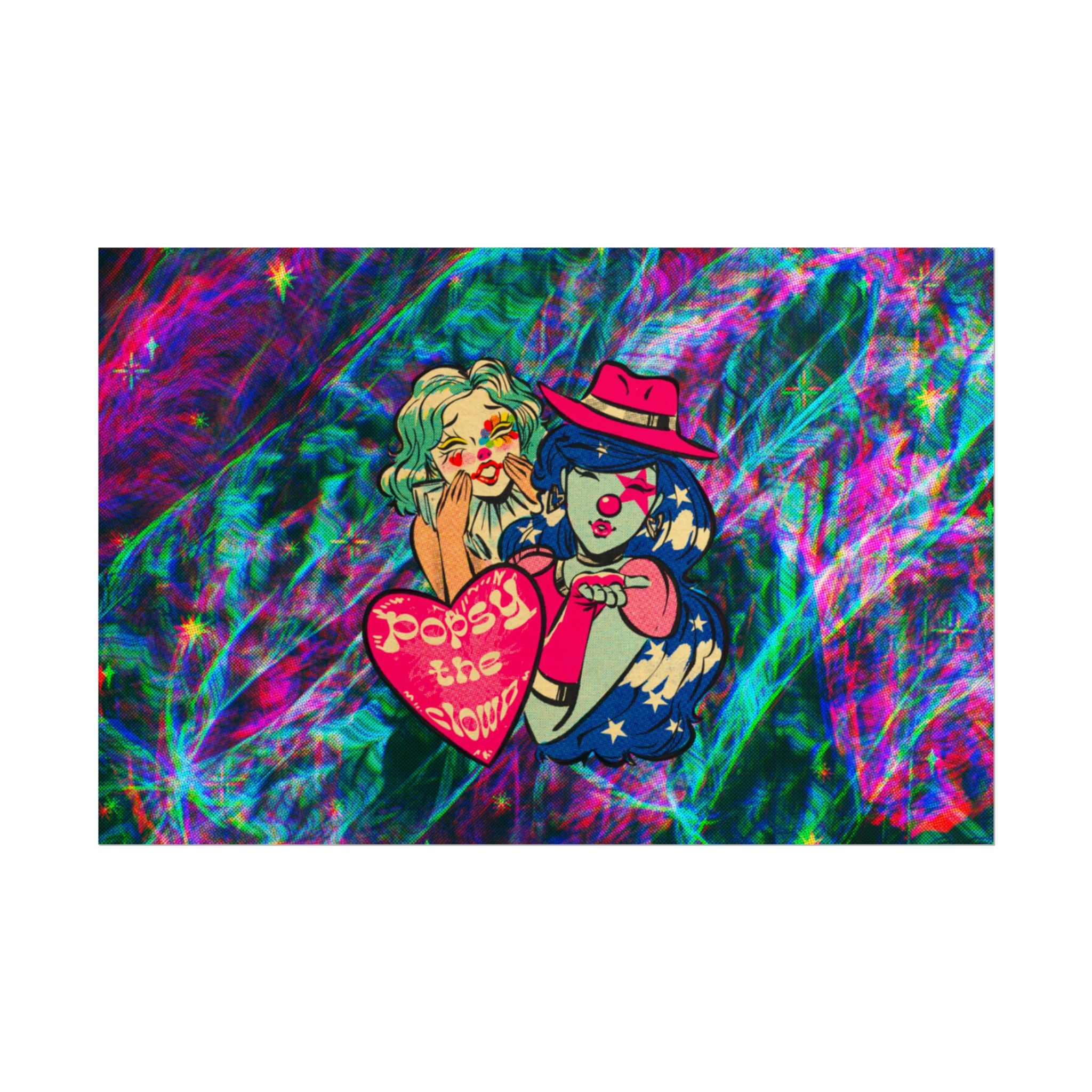 PopsyTheClown "ArtPopsy" Poster