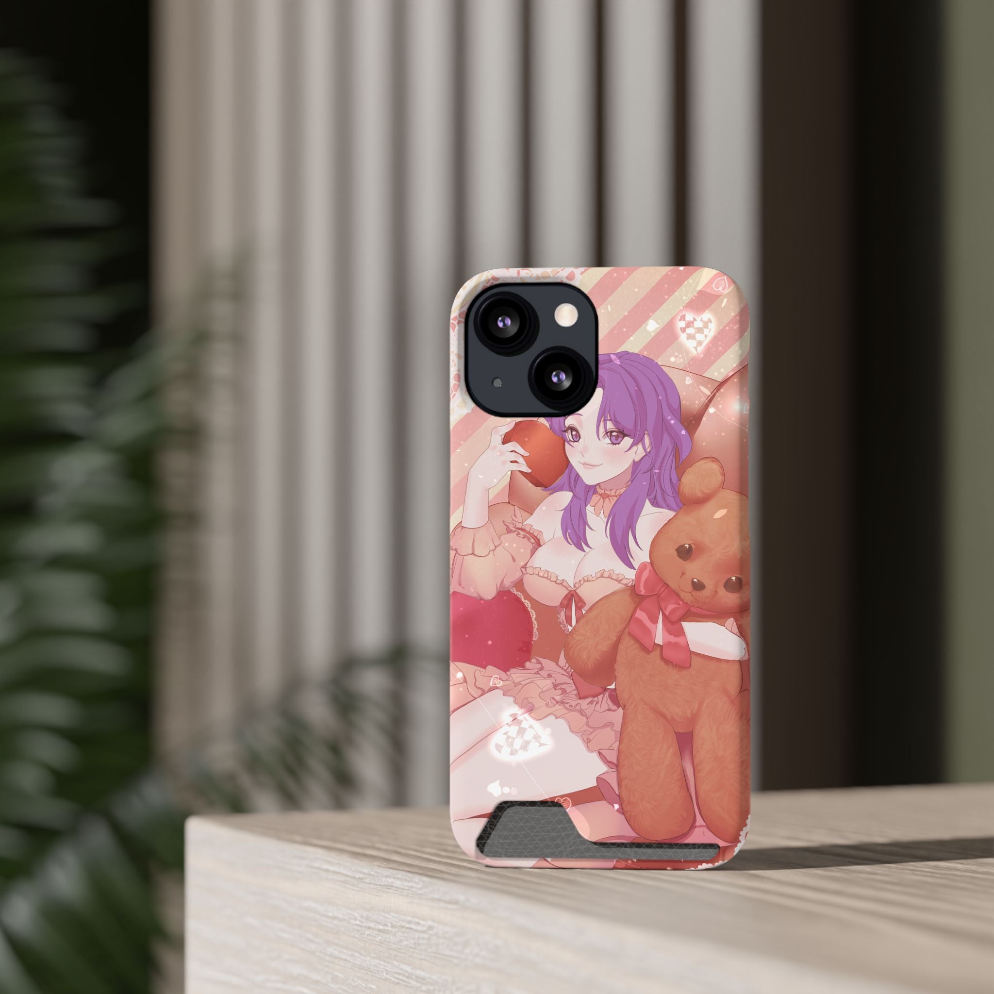 Angelica Phone Case With Card Holder
