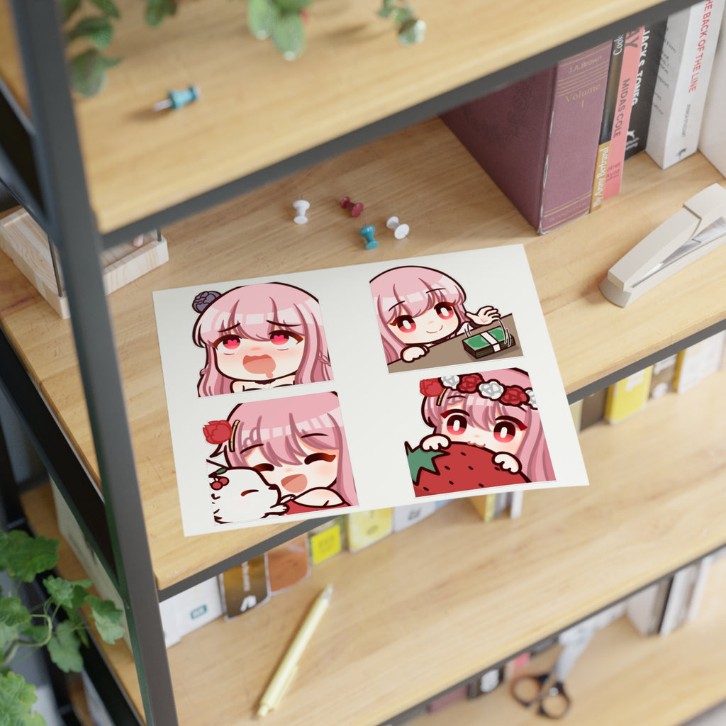 HanamiMomo Sticker Sheet