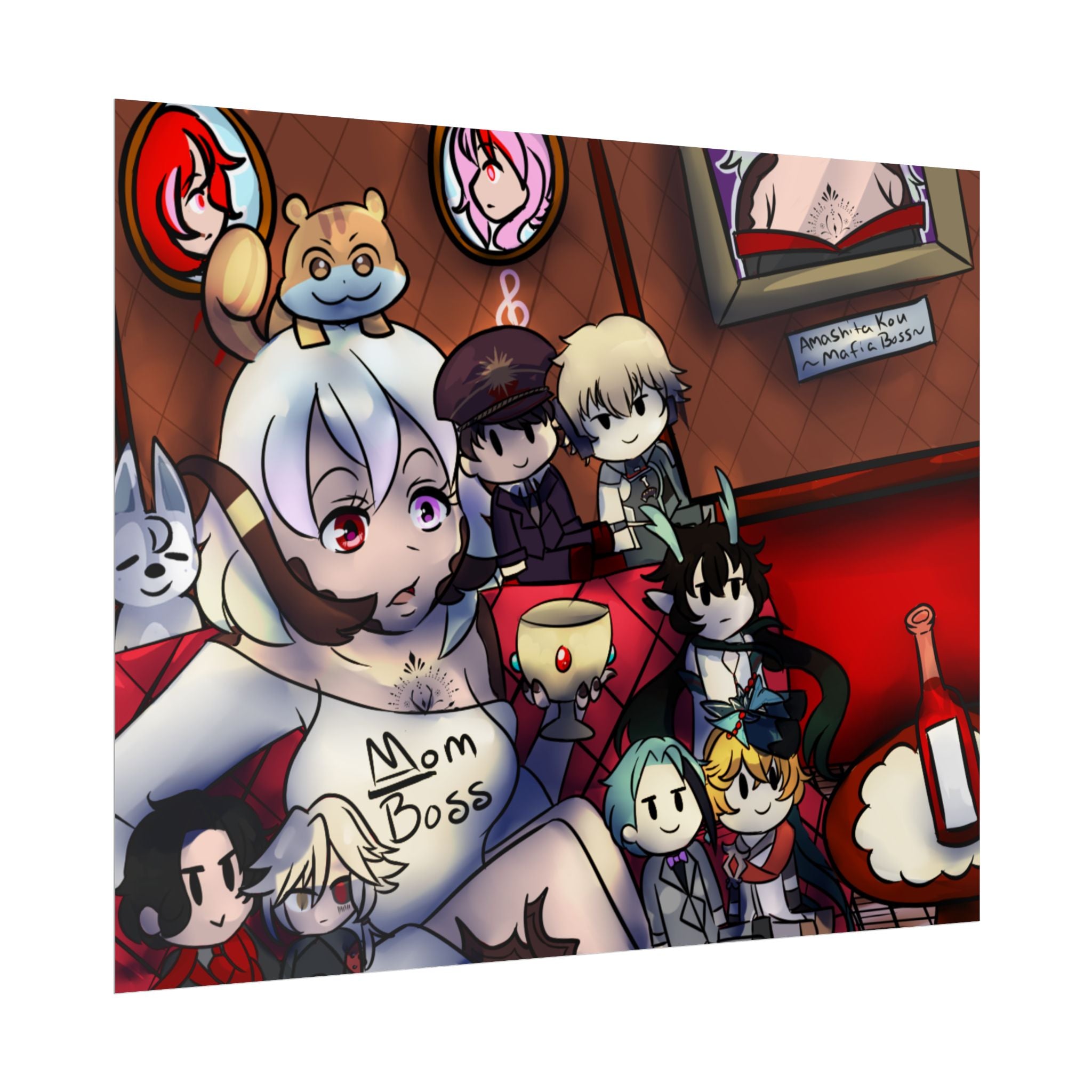 Kou Amashita "Mom Boss" Poster