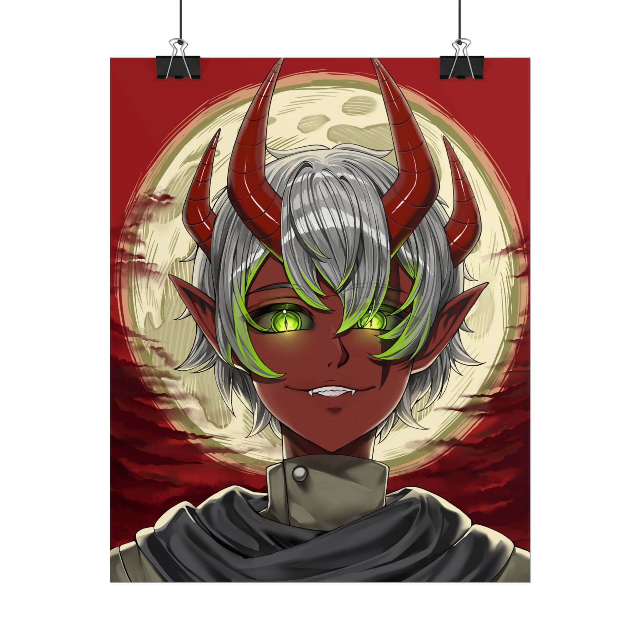 LooneyMoonDemon "Bloodmoon" Poster