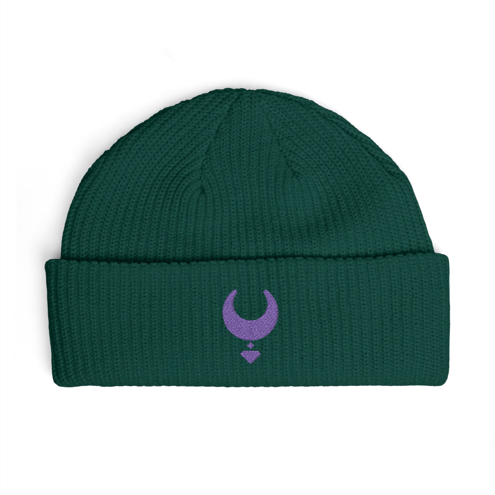 Artemis Gem Purple Emblem Beanie