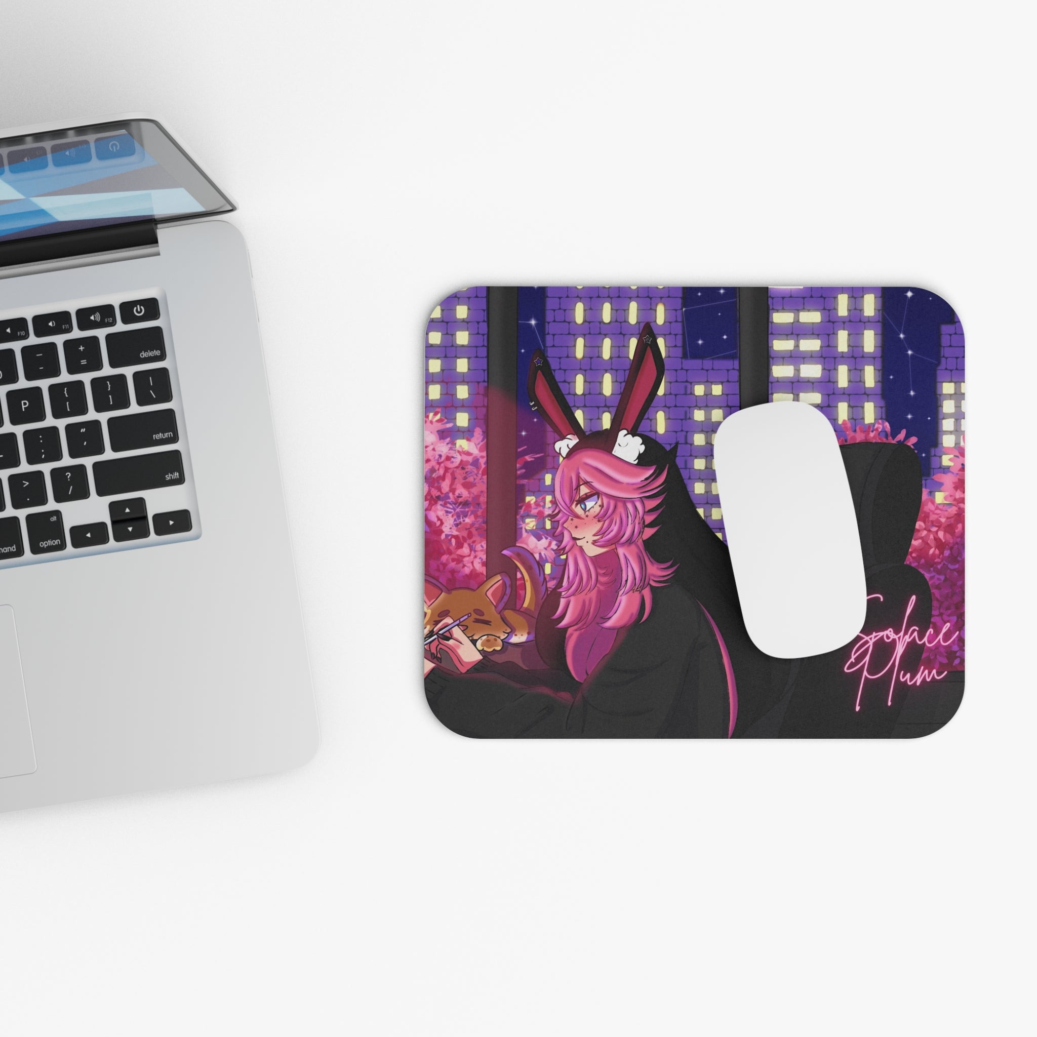 Solace Plum Lofi Mousepad