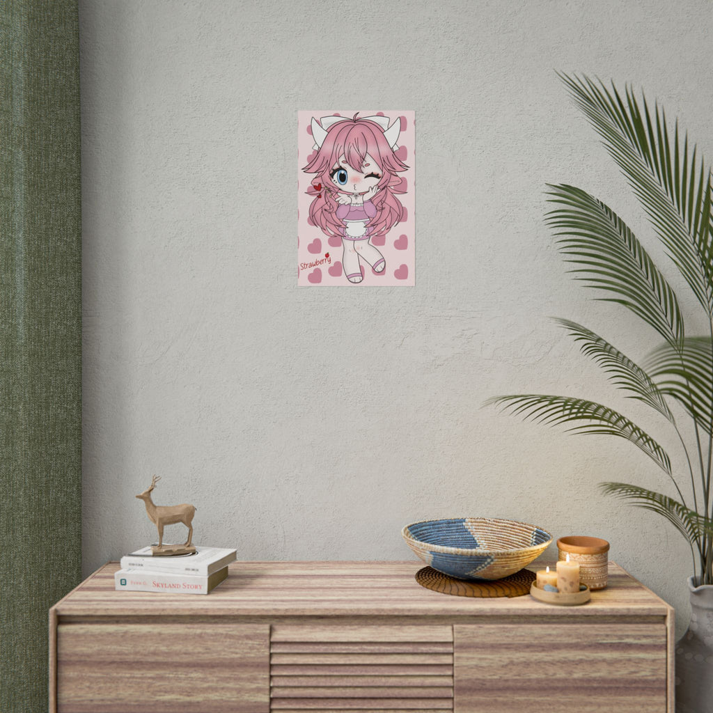 StrawberryMilkMaid "Blown Kiss" Poster