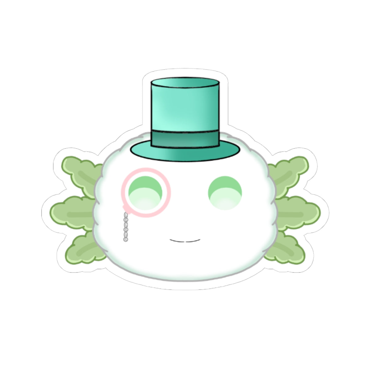 Axolpuff "Pufferson" Sticker