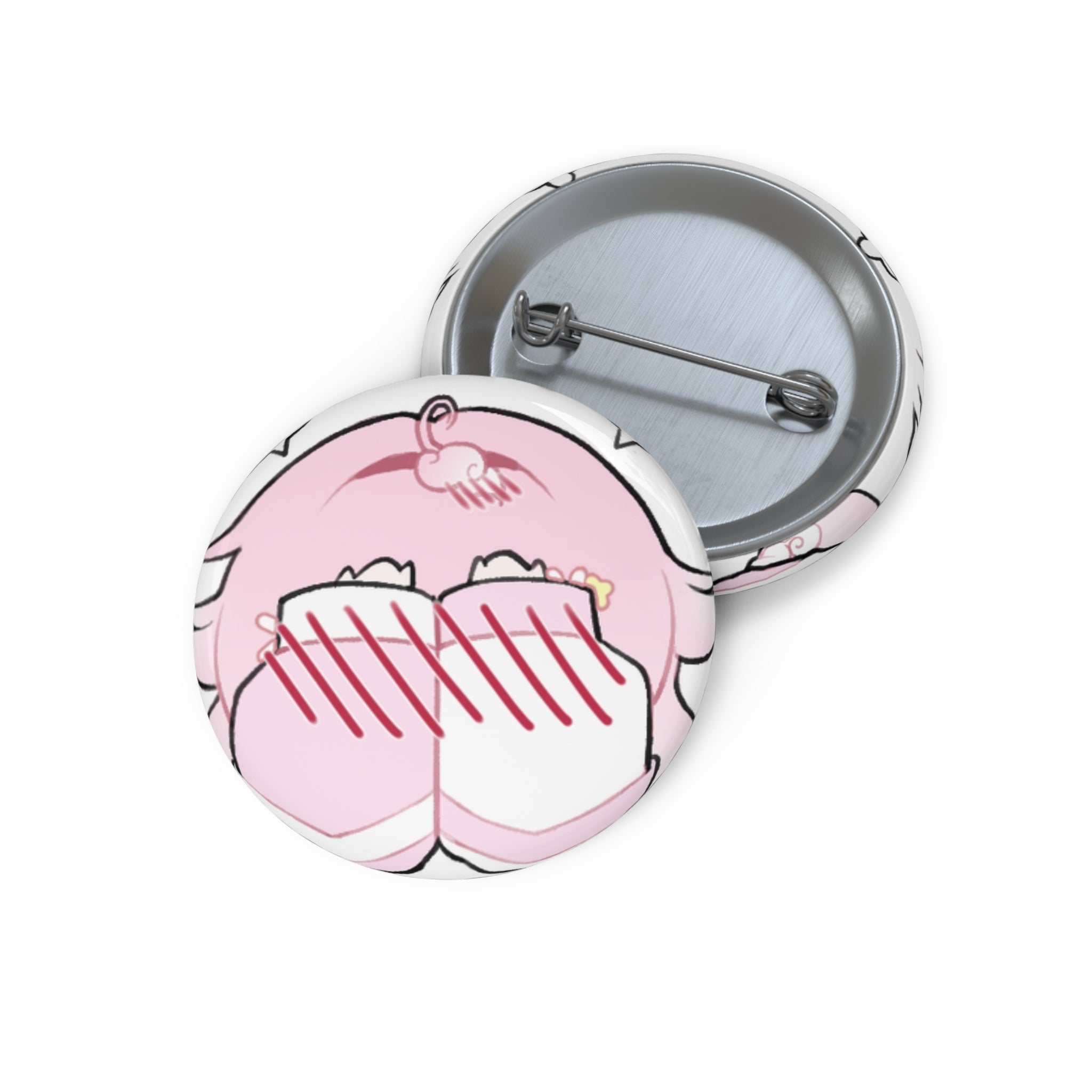 NyoomiePiyu Blush Button Pin