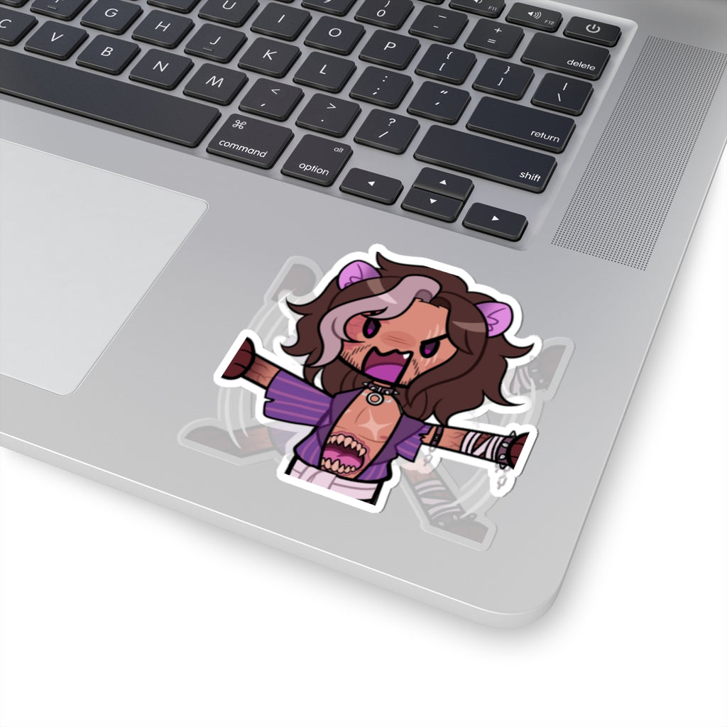 Angry htxLion Sticker